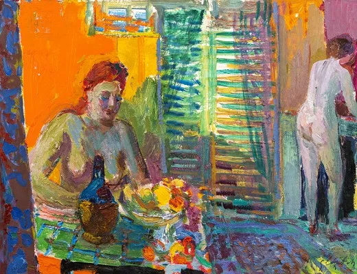 Femmes nues dans un intérieur